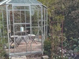 Drivhus/pavillon 6-kantet 4,5 kvm.