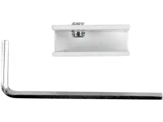 Samleprofil, H: 22 mm, D: 11 cm, B: 32 mm, hvid, 1 stk.
