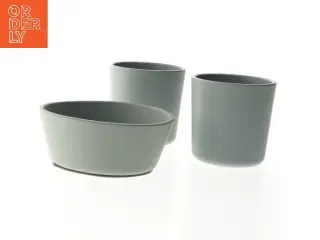 Mushie silikone kopper og skål sæt fra Mushie (str. 11 cm)
