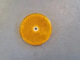 Refleks gul rund Ø65