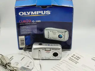 ⭐️· DIGITALKAMERA: Olympus Camedia C-180 m. Tilbeh
