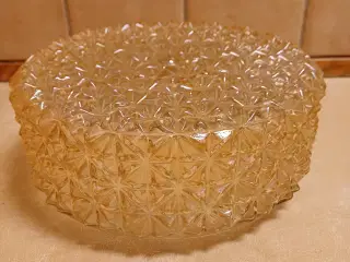 Plafond vintage med mønstret glas fra 1970´erne - 