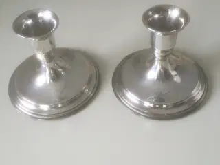 Sølvlysestager