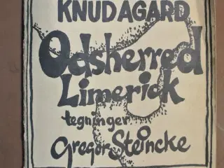 odsherred limerick nr. 161 af 300 eks. , af knud å