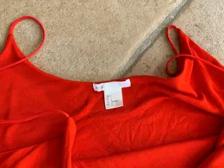 H&M Basic strop kjole str.L i rød 