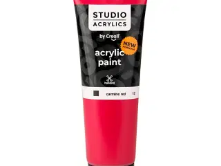 Creall Studio Akrylmaling, dækkende, carmine red (12), 120ml/ 1 fl.