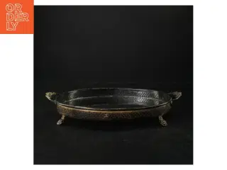 Vintage spejl bakke (str. 27 x. 19,5 cm)