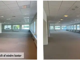 1.160 m² kontor/domicil til leje