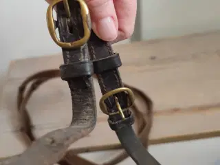 Webbing tøjler brune Full