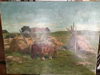 Oliemaleri af Axel Hansen