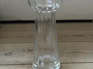 Hyacintglas med optiske striber holmegaard