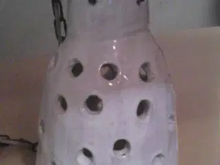 Lampe hvid keramik