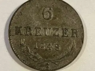 6 Kreuzer 1848 Austria