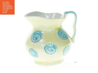 Håndmalet kande (str. 13 x 14 cm)