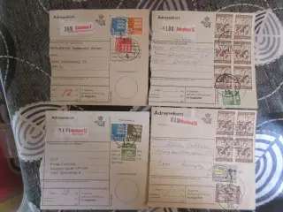adressekort fra 1972 15 styk