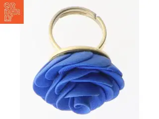 Blå blomsterring (str. 51 mm)