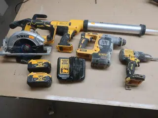 4 stk. elværktøj DEWALT