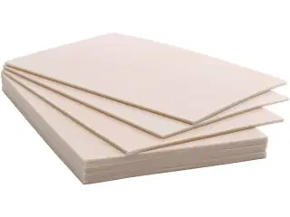Bløde linol-plader 15x20 cm, 10 stk. til kreative projekter