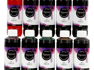 Flydende Akvarelmaling - Ass. Farver, 10x250ml