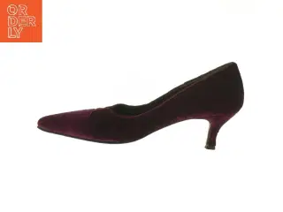 Vinrøde stiletter fra Vero Cuoio (str. 37,5 )