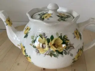 Ældre Arthur Wood tekande med gule blomster