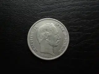 1 krone 1876 sølv kv. 1 (+)