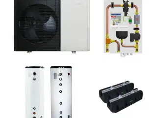 Komplet luft til vand varmepumpe pakke - 15kW (demo model)