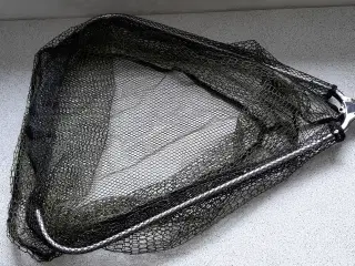 Landingsnet gummieret, længde op til 240cm. Nyt.