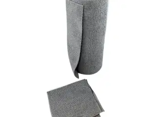 Mikrofiberklude på rulle, 30x30cm, 180gsm, 50 stk