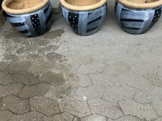 Plantekrukker store 3 stk.!
