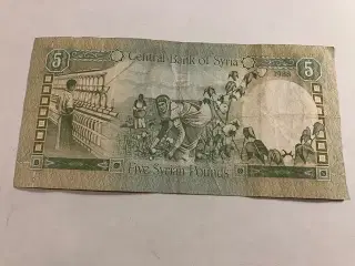 Five Pounds Syria 1988