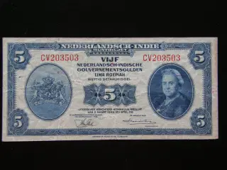 Netherlands Indies  5 Gulden  1943  P113