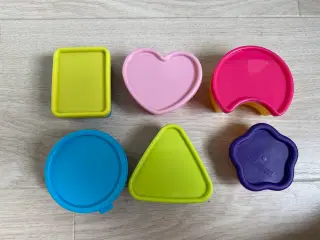 6 små bøtter 