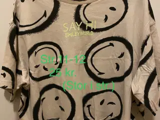 H&M crop top “Smiley” str.11-12