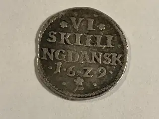 6 Skilling 1629 Danmark