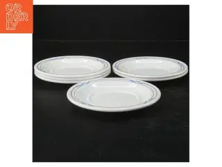 Seks undertallerkner til kaffekopper fra Waca (str. Ø. 14 cm. 6 styk)