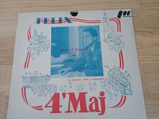  Vinylplade med frihedsbudskabet.  Kom med et bud.