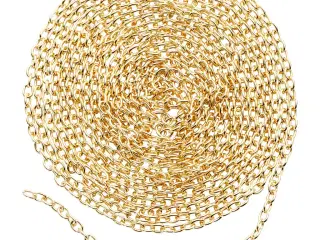 Kæde, B: 2 mm, forgyldt, 2m/ 1 pk.