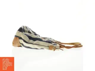 Stribet skuldertaske (str. 38 x 28 cm)