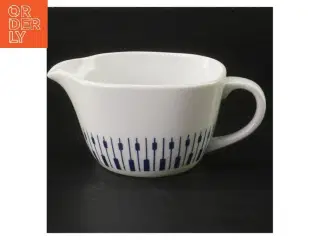 Flødekande harlekin fra lyngby porcelænsfabrik med blåt mønster(str. 8 cm) fra Lyngby (str. 8 cm)