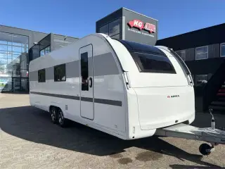 2022 - Adria Alpina 663 HT Twin   Meget flot vogn med mover og stort flot fortelt.
