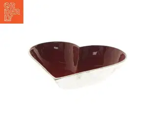 Hjerteformet skål (str. 23x22 cm)