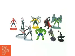 Figurer fra Marcel og DC Comics (str. 7 x 4 cm)