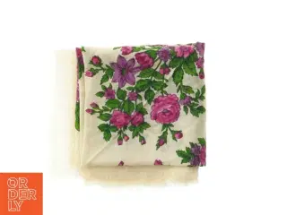 Blomstret tørklæde