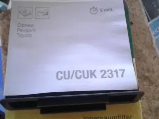 C1 hjullejer, filter og bøsninger