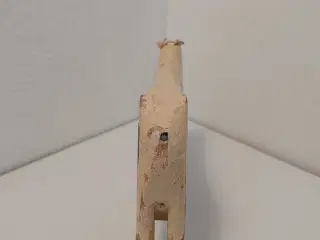 Fængselslegetøj: Patineret ko. L. 12cm.1930´erne