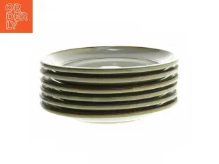 Sæt af 6 vintage sidetallerkener fra b&g (str. Ø 17 cm)