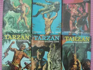 Tarzan bøger af Edgar R. Burroughs