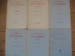 Gyldendals Julebog. 6 stk. 1937-1950