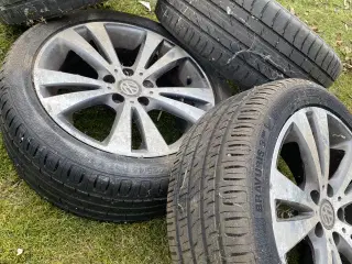 17” VW fælge m. dæk